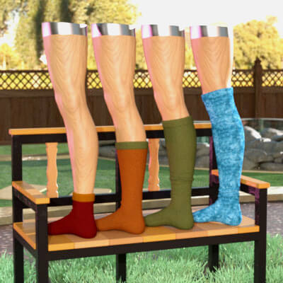 3DL Earth Works for Lots o Socks G8F &amp G9