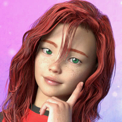 3DL Lil Becca for Genesis 8 Females