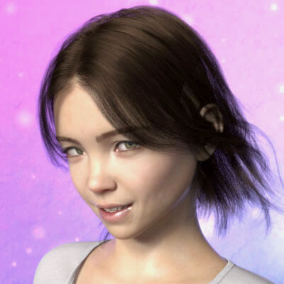 3Dl Lil Blossom for Genesis 8 Females