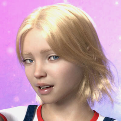 3Dl Lil Chantel for Genesis 8 Females