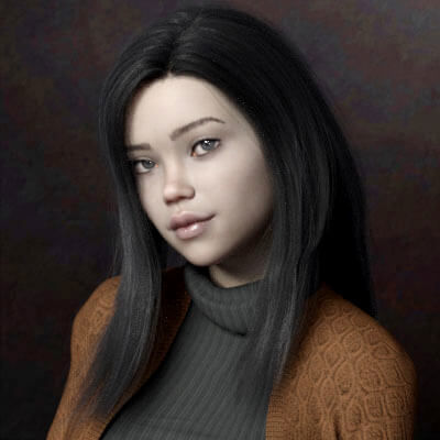 3Dl Ronnie for Genesis 8 Females