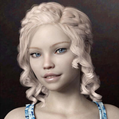 3Dl Tallulah for Genesis 8 Females