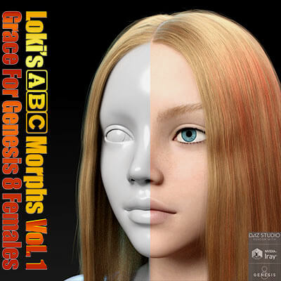 ABC Morphs 1 Grace for Genesis 8 Females - Daz Content by 3DLoki