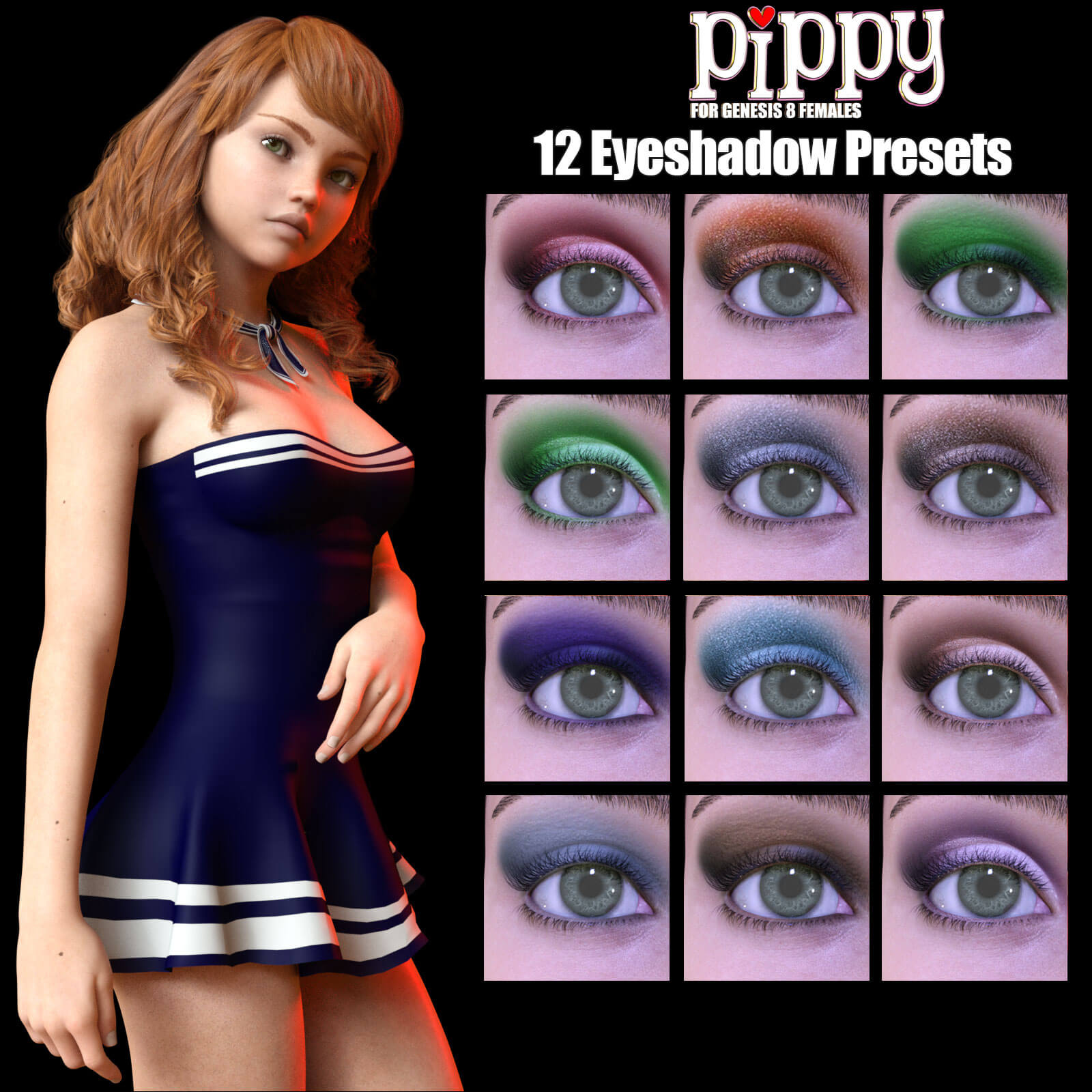 Piipy Pippy for Genesis 8 Females (Redux) - Daz Content by 3DLoki