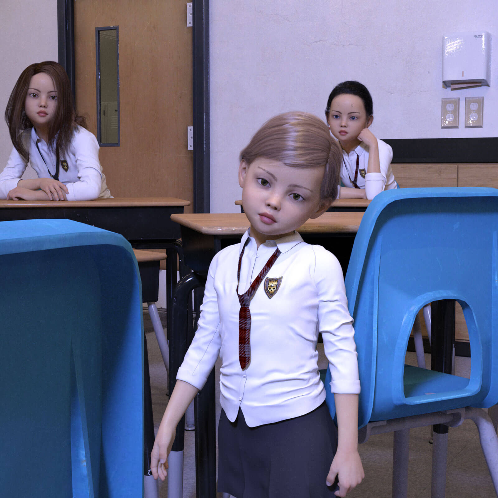 School Dayz Lil Kimberly for Genesis 8 Females Daz Content by 3DLoki