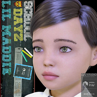 School Dayz Lil Maddie for Genesis 8 Females