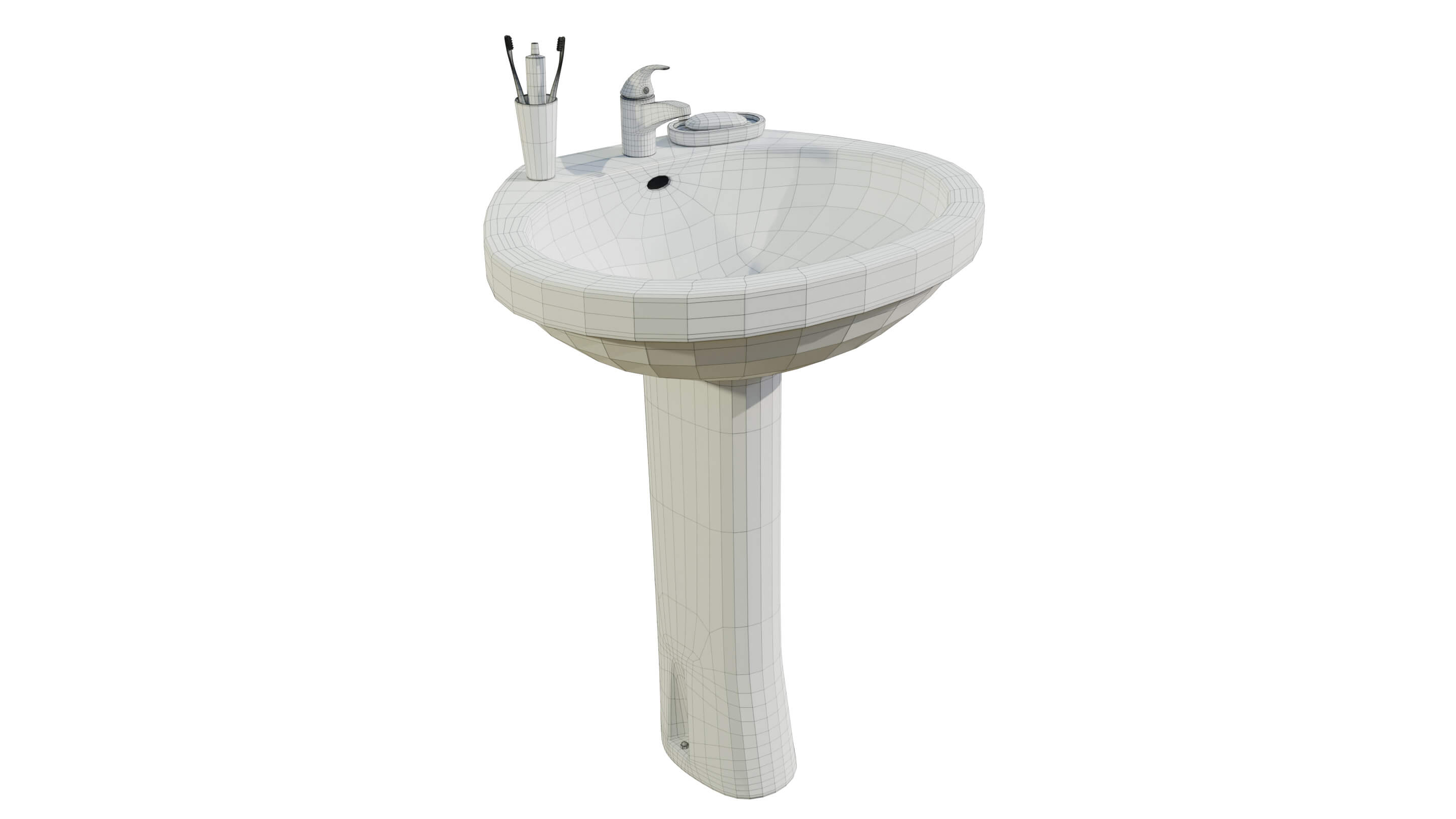 Bathroom Sink 3D Model by 3Dmae