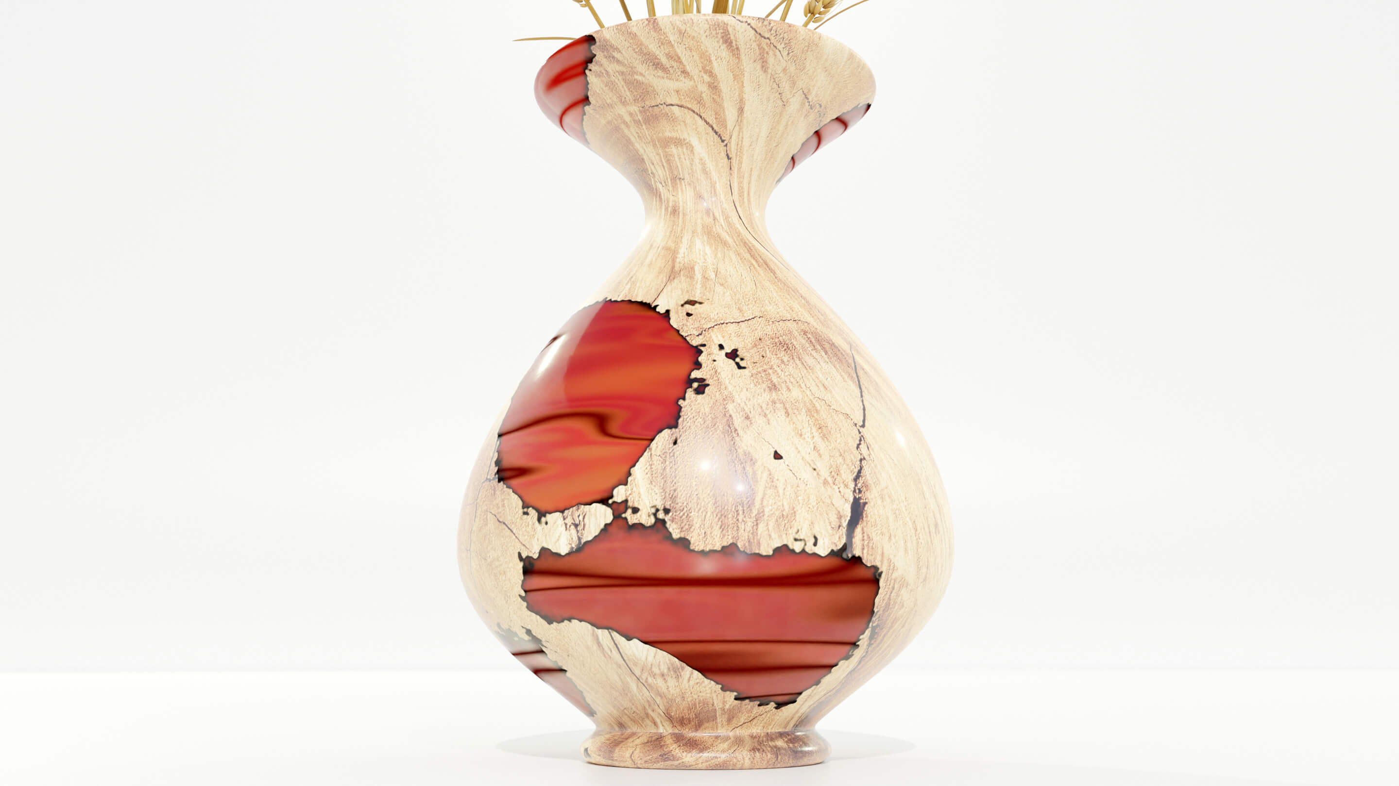 Epoxy Resin Vase 3D Model by 3Dmae