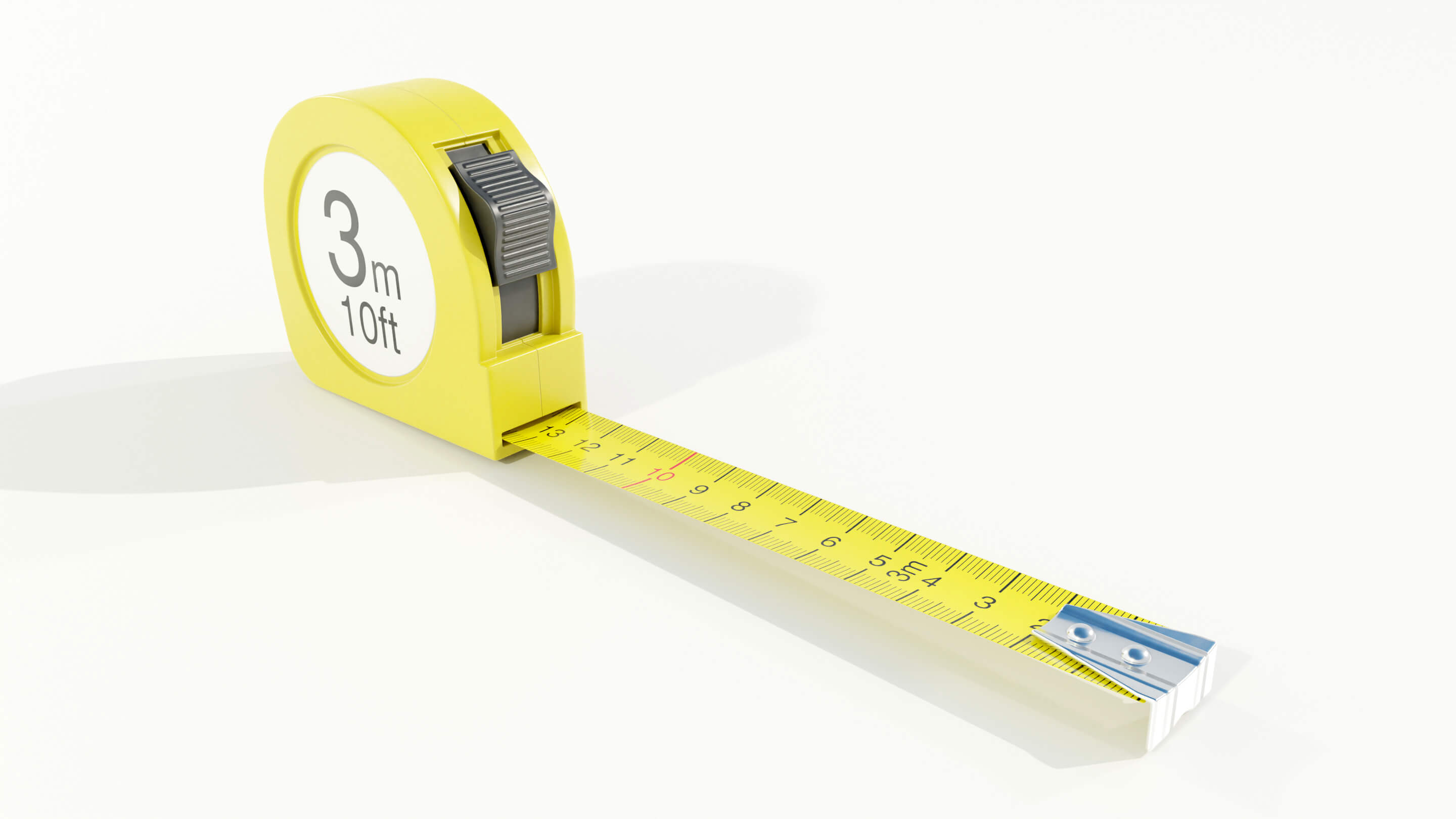 Metal Tape Measure 3D Model by 3Dmae