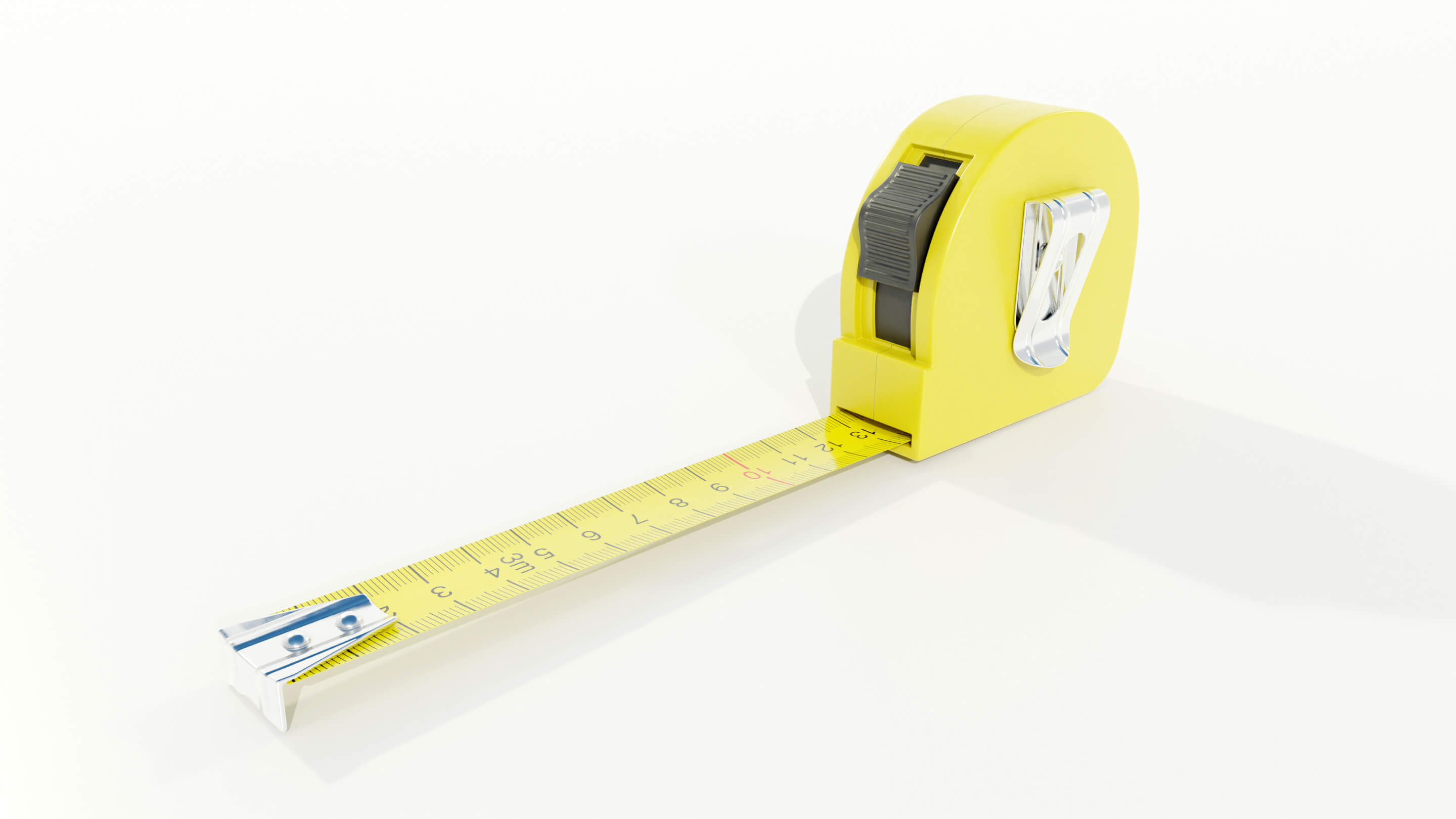 Metal Tape Measure 3D Model by 3Dmae