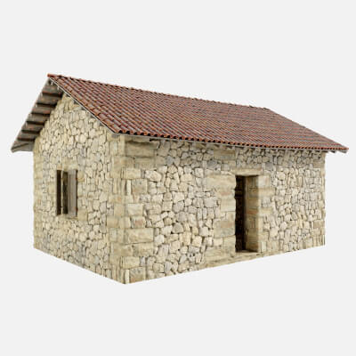 Old Italian Stone Shed by 3Dmae