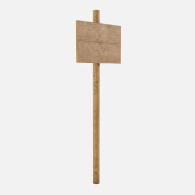 Simple Wooden Sign
