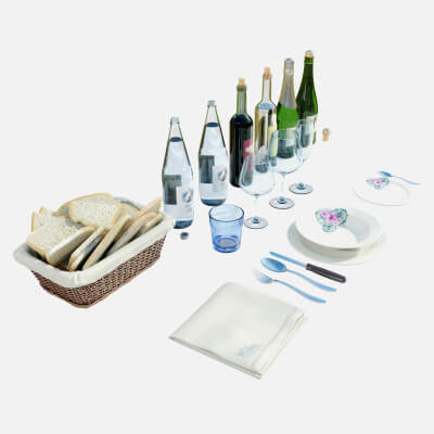 Tableware Collection by 3Dmae