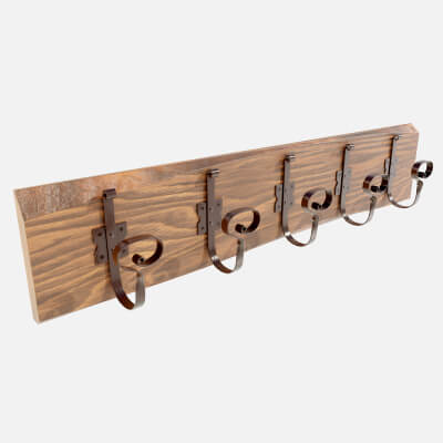 Wooden Coat Rack