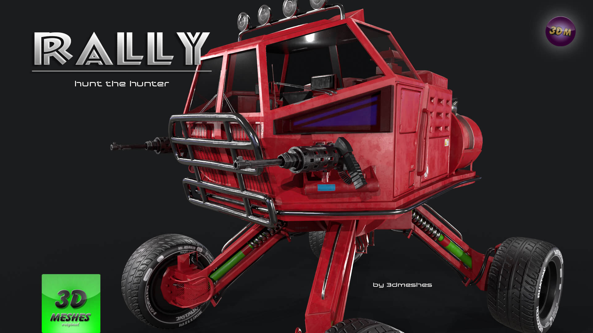 Rally - Earth Toad - PBR 3D Model by 3dmeshes