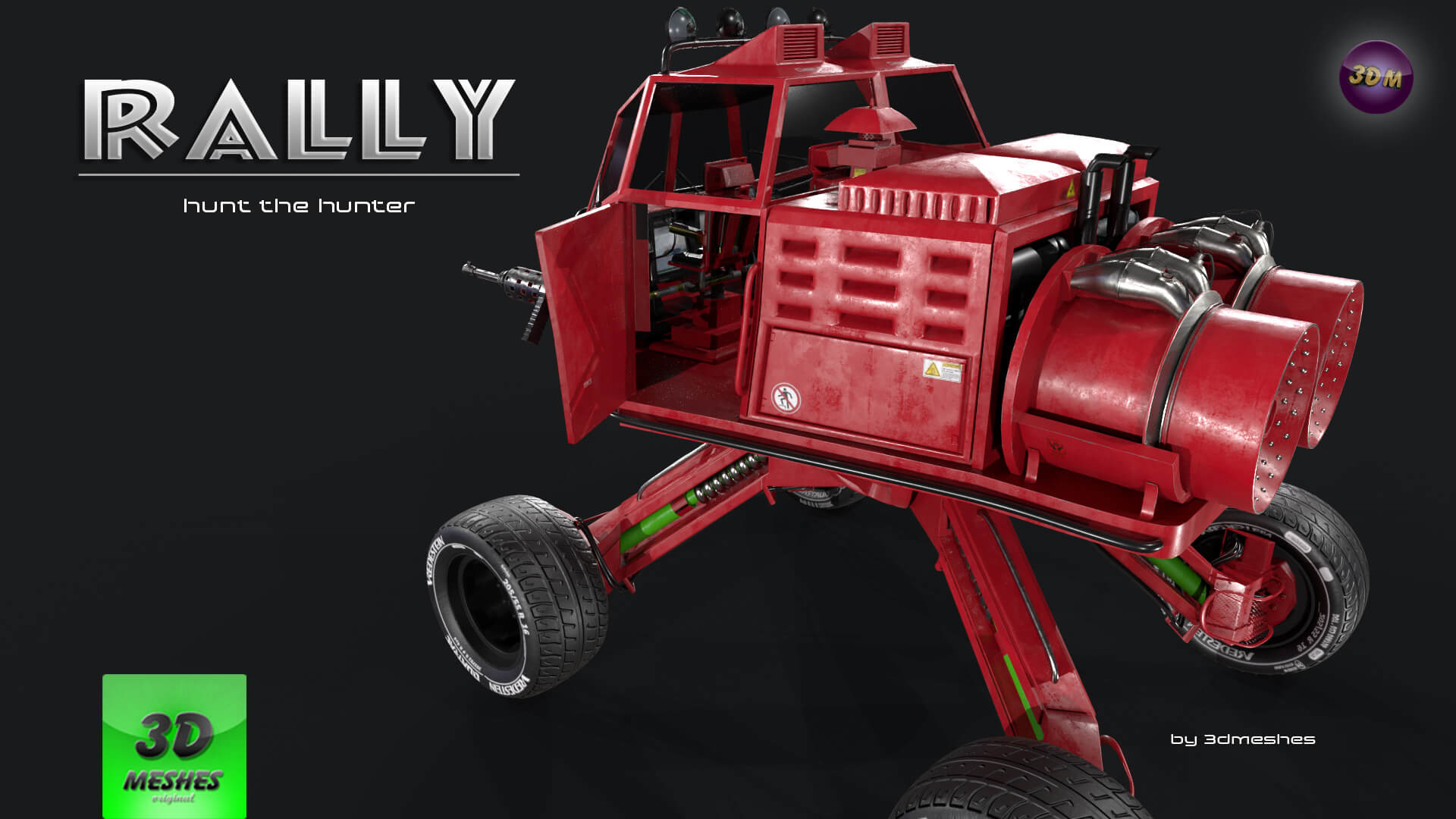 Rally - Earth Toad - PBR 3D Model by 3dmeshes
