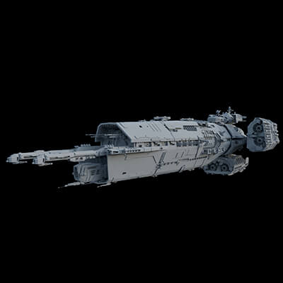 Sci-Fi Battle Ship