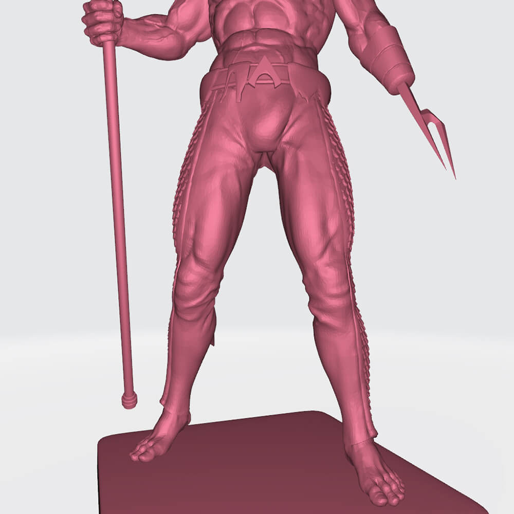 Modelo de impresión 3D de Aquaman STL
