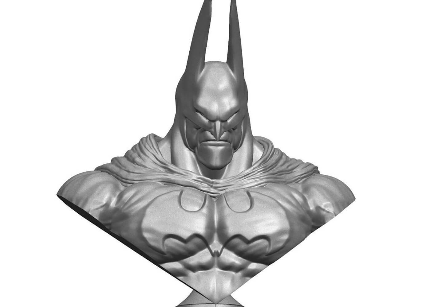 Batman Bust Classic 3D Print Model by 3DModelDesigner