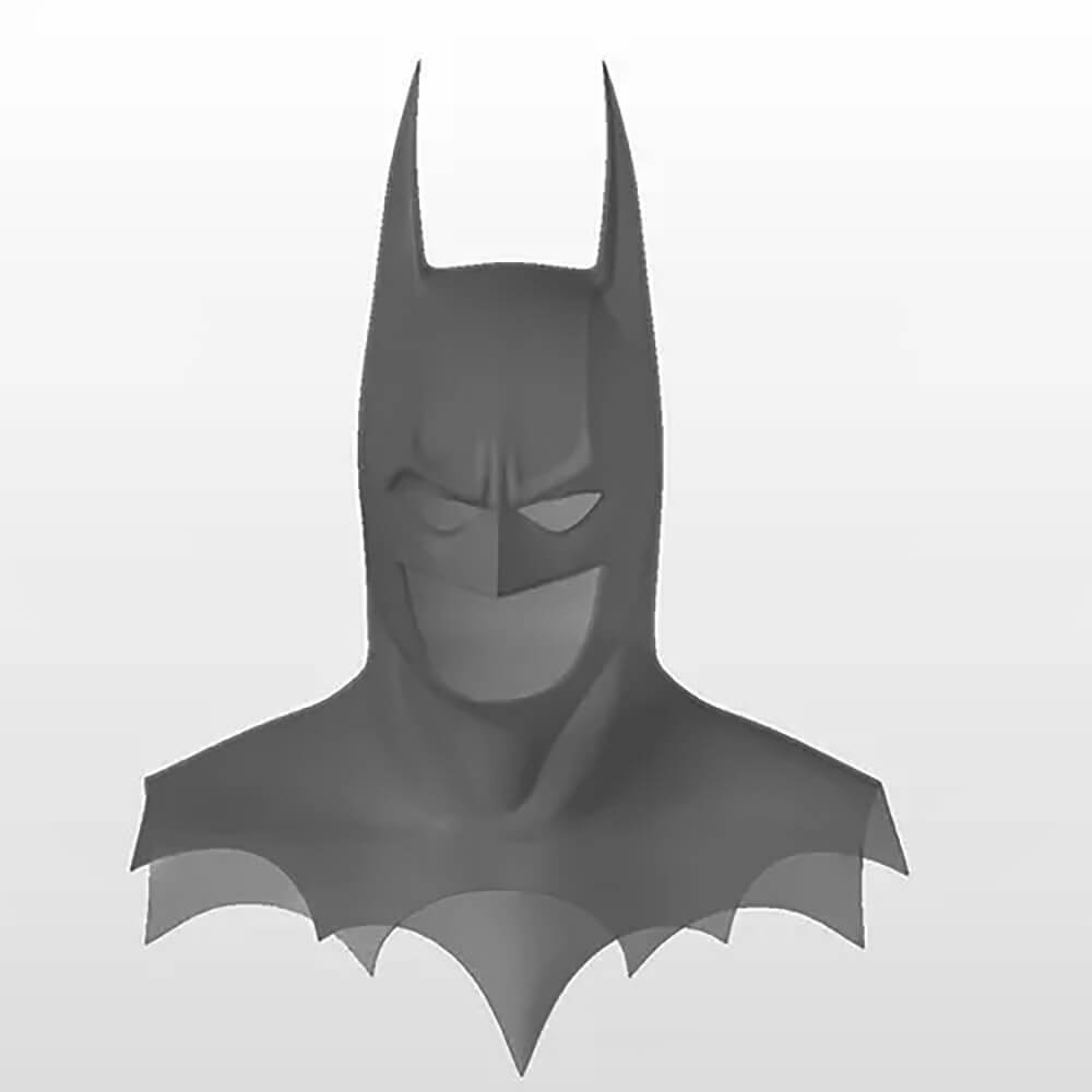 Batman Helmet 3D Print Model by 3DModelDesigner