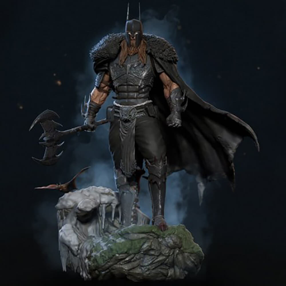 Batman Viking 3D Print Model by 3DModelDesigner