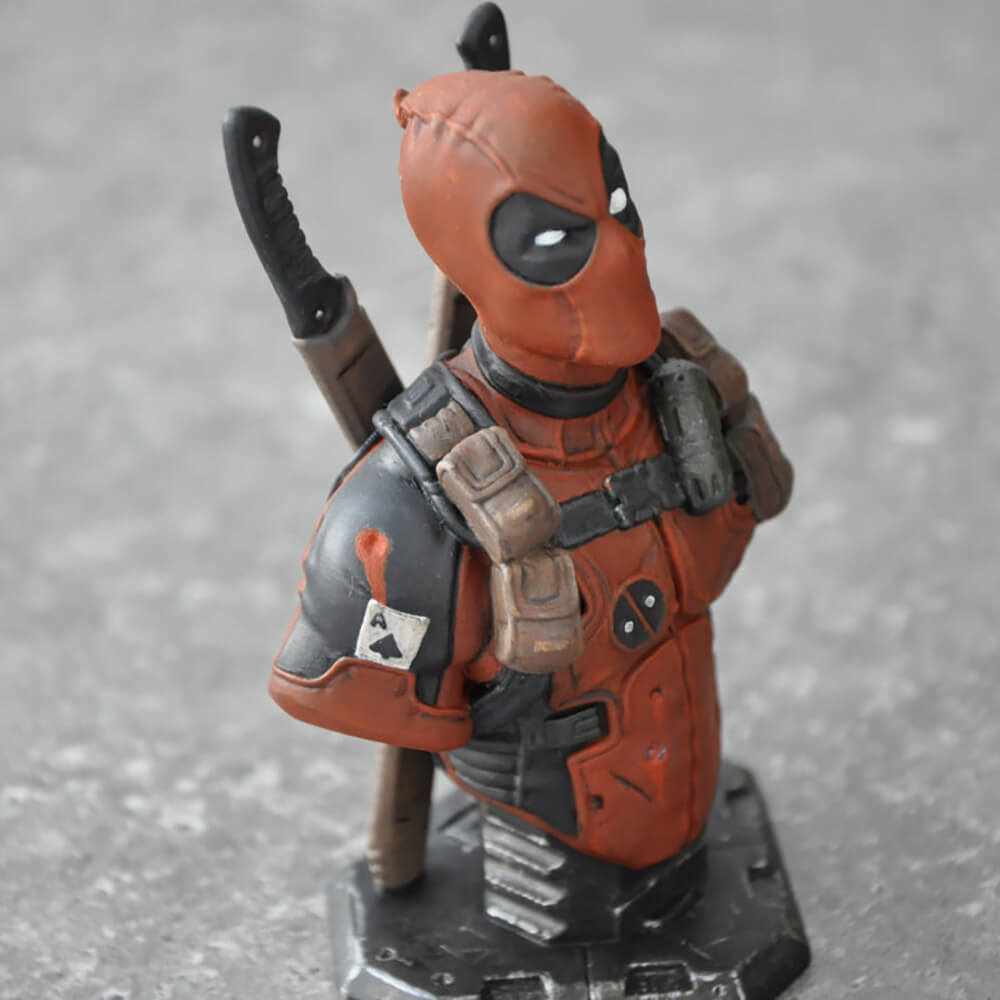 modèle 3D de Buste de Deadpool, Marvel. - 1135682