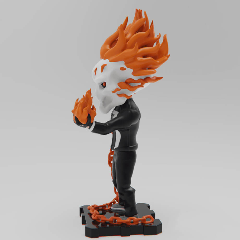 Ghost Rider (Ghost Rider) - 3D Print Model by 3DModelDesigner