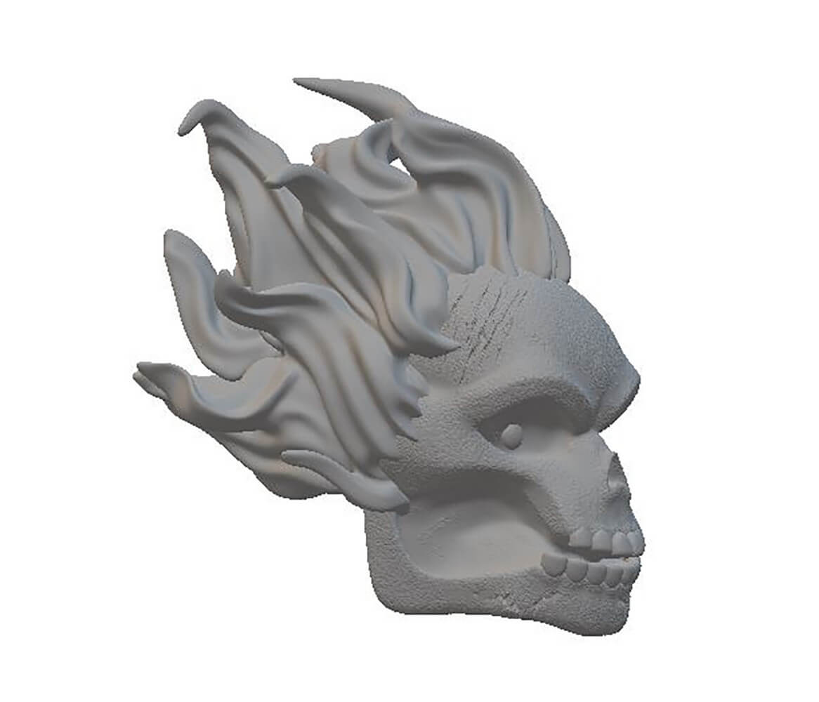 Ghost Rider (Ghost Rider) - 3D Print Model by 3DModelDesigner
