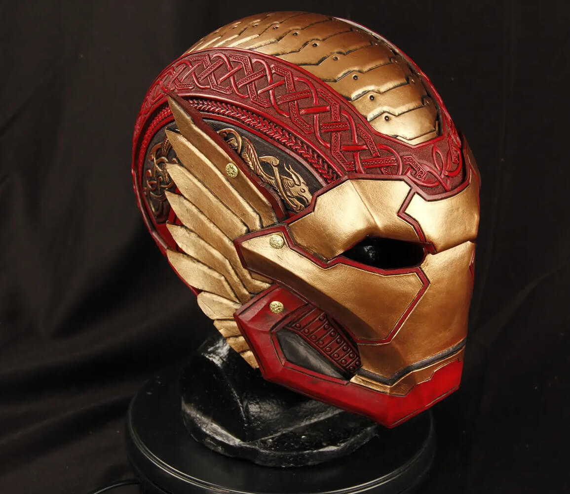 Iron Man Helmet - 3D Print Model by 3DModelDesigner