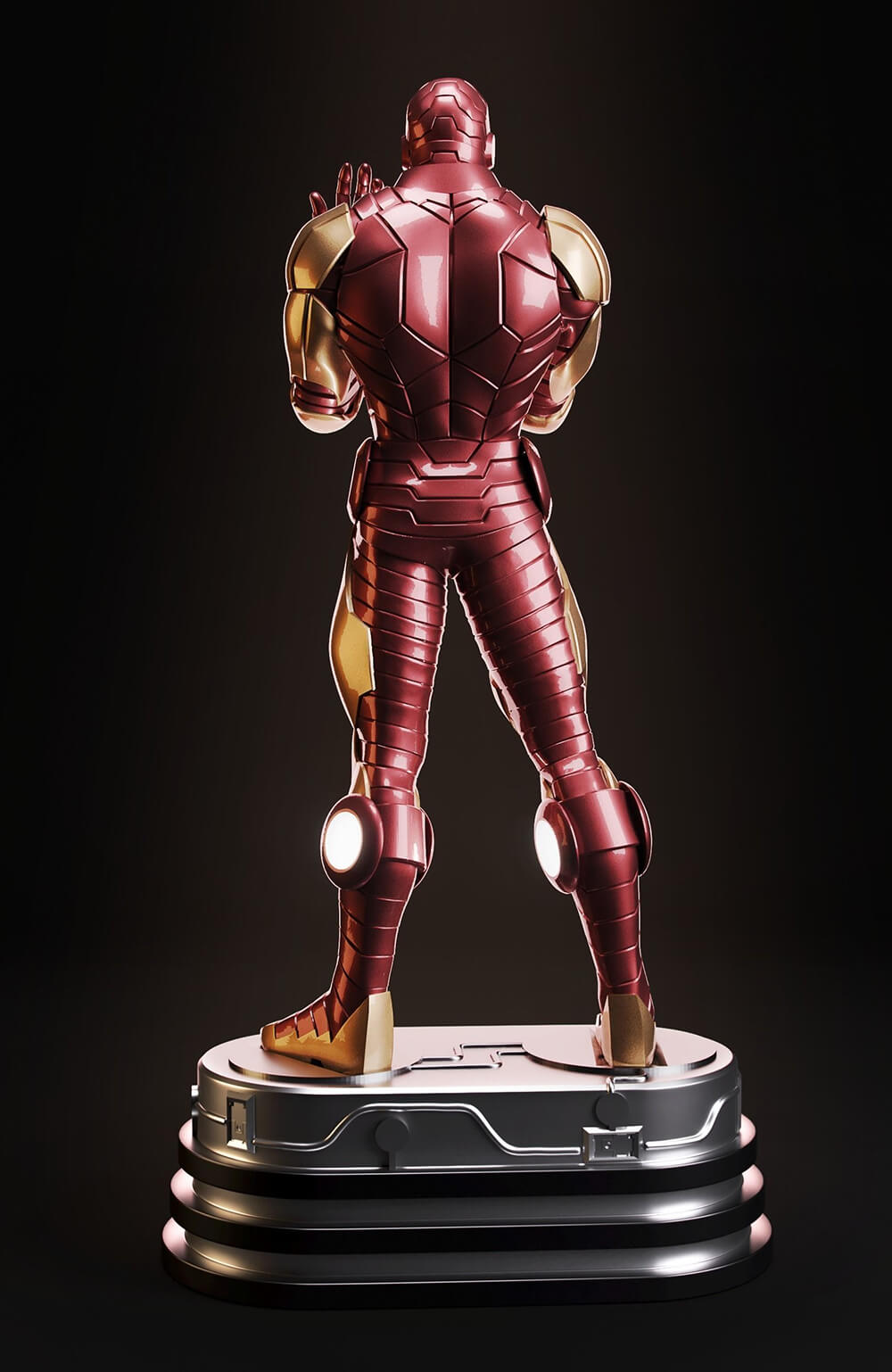 Ironman Statue 3D Print Model by 3DModelDesigner