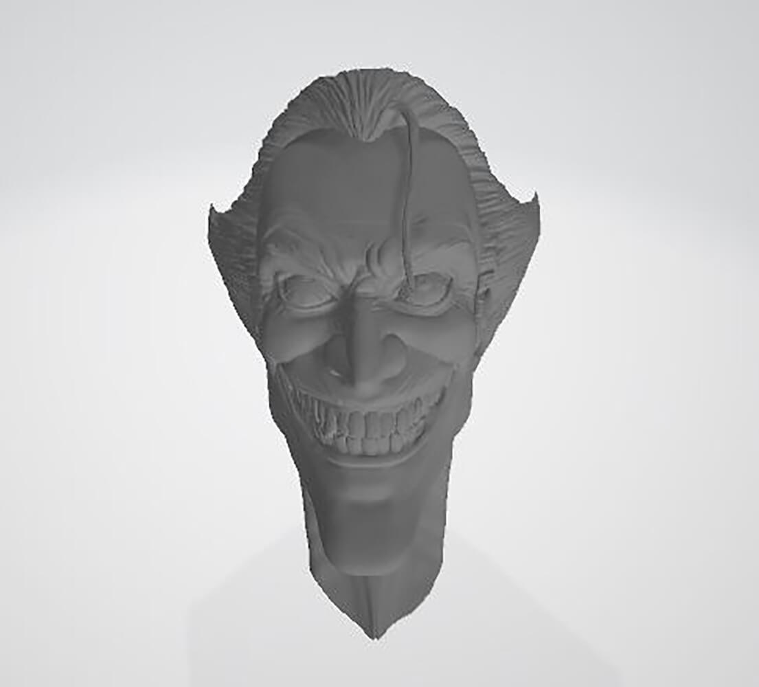 Joker Bust (DC Comics) 3D Print Model by 3DModelDesigner