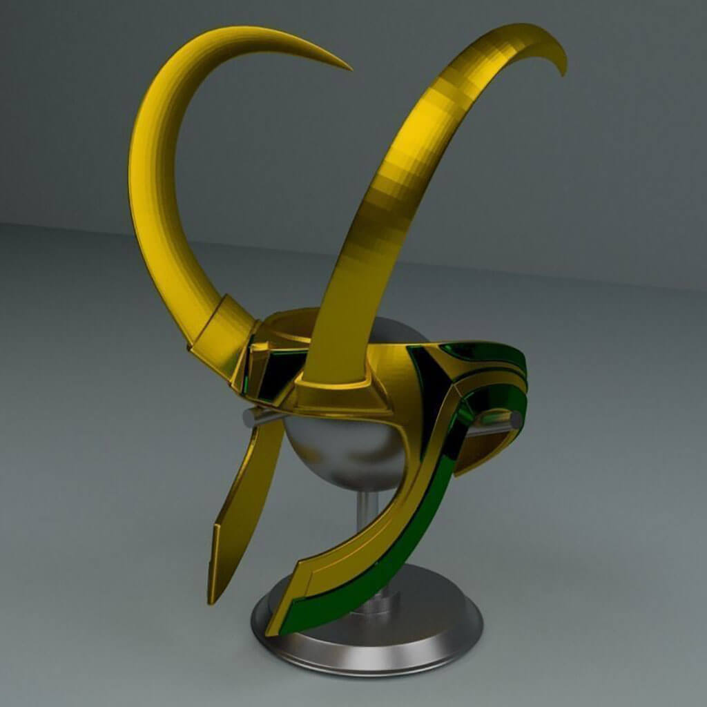 Loki New Helmet Crown - 3D Model by 3DModelDesigner