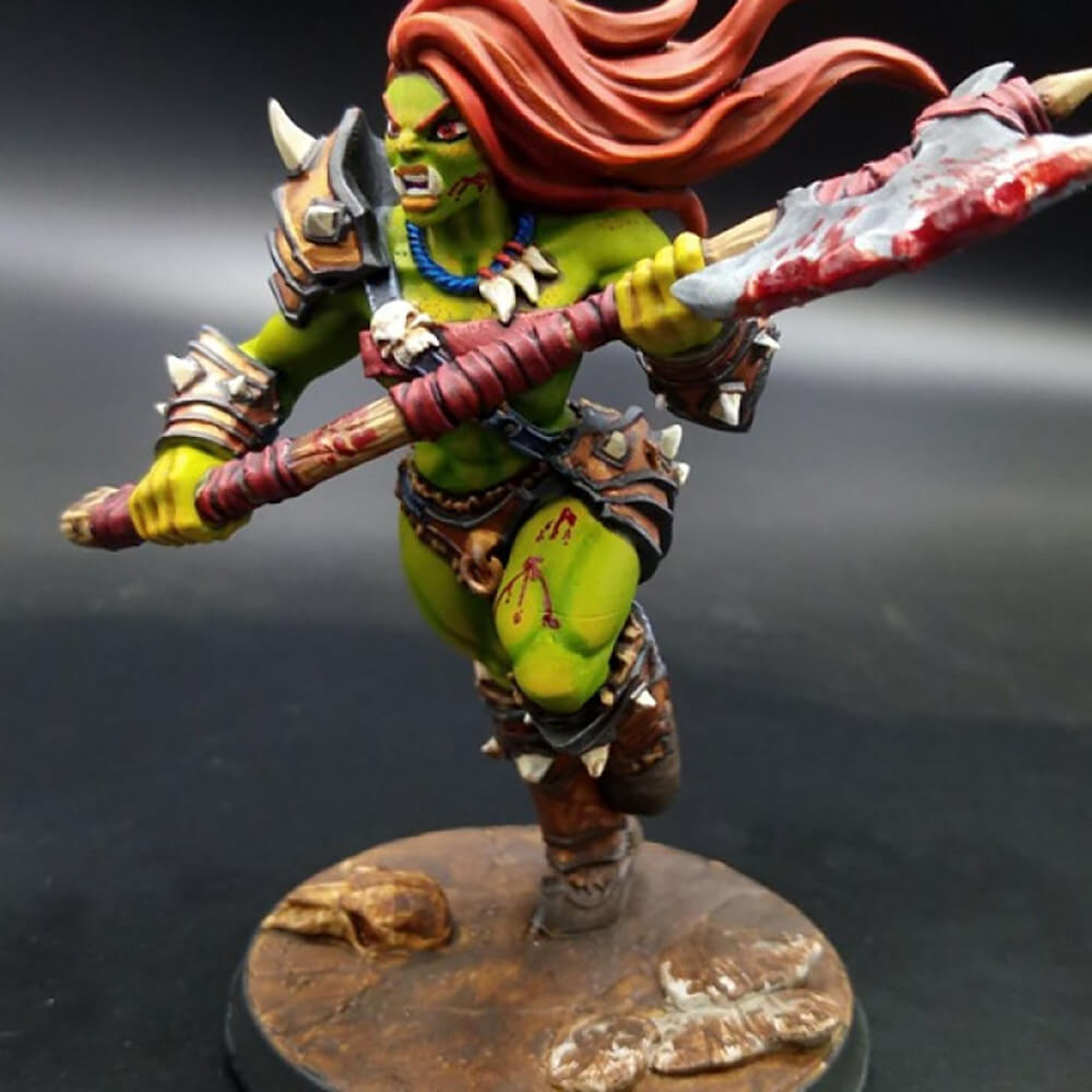 Orc Barbarian Lady - 3D Model by 3DModelDesigner