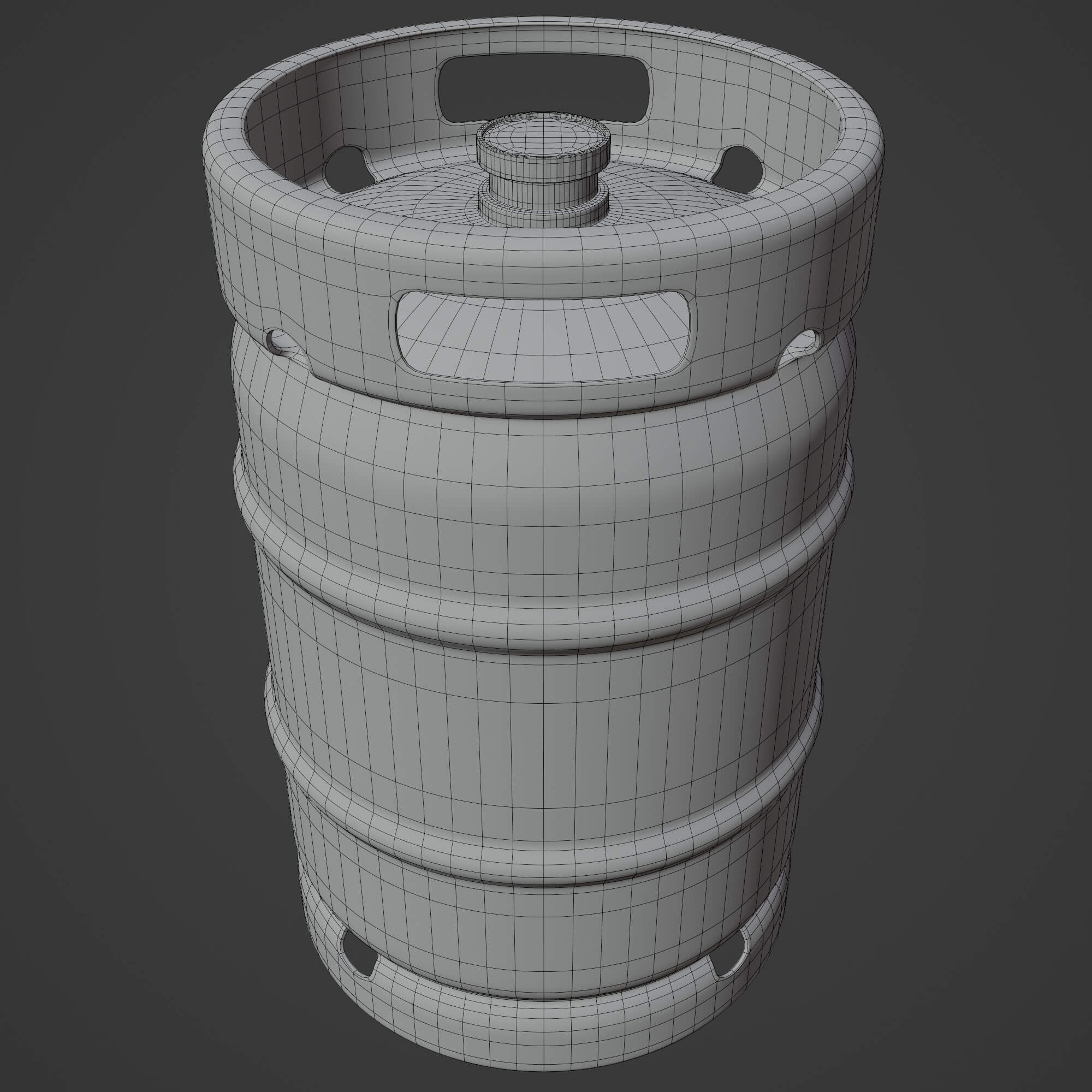 Beer Keg 3D Model by 3DModelingCorp