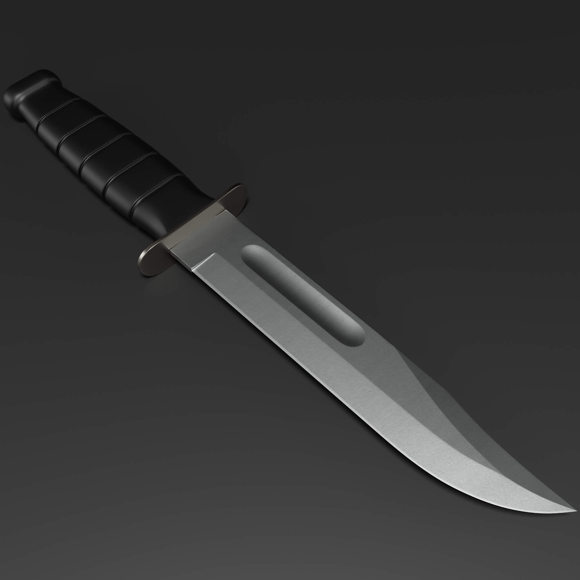 Fighting Utility Knife 3D Model by 3DModelingCorp