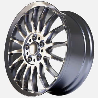 Wheel Rim 3D by 3DModelingCorp