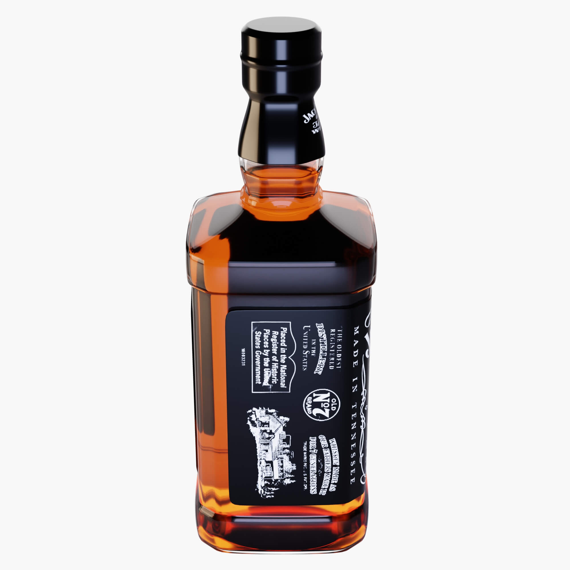 Whiskey Jack Daniel's - 3D Model by 3DModelingCorp