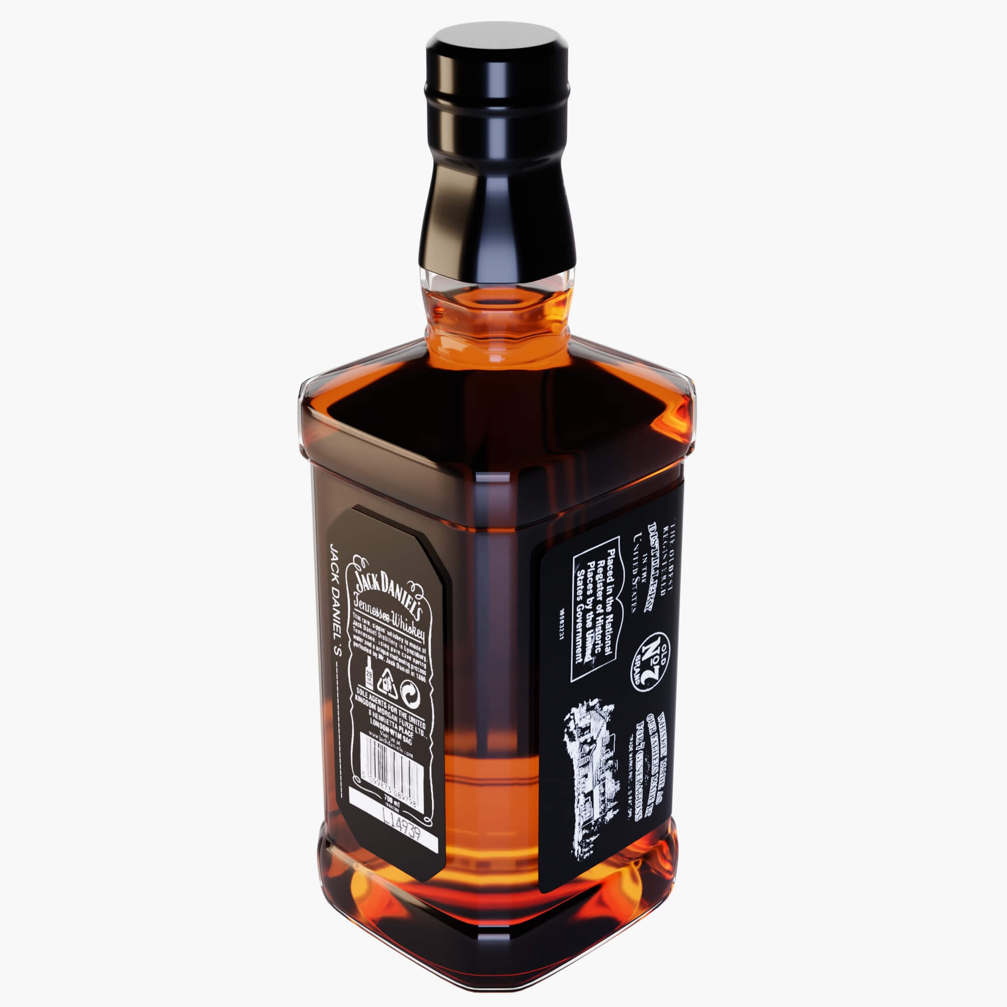 Whiskey Jack Daniel's - 3D Model by 3DModelingCorp