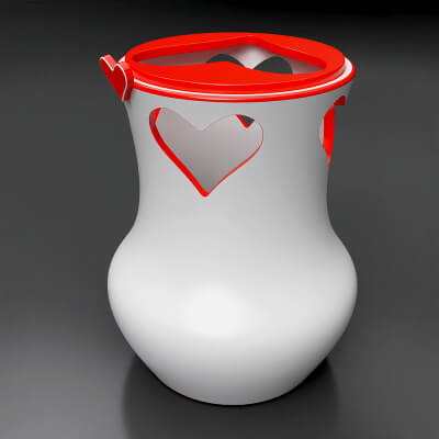 3D Printable Decoration Vase