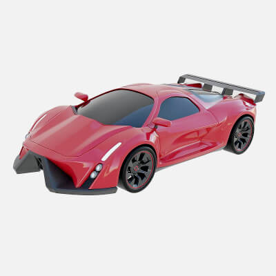 Aferos Concept Car 3D Model by 3dmodelsbyme