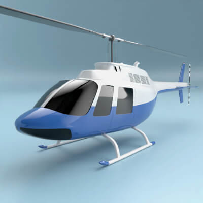 Bell 206B Civil Helicopter