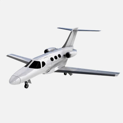 Cessna Citation Mustang Private Jet by 3dmodelsbyme