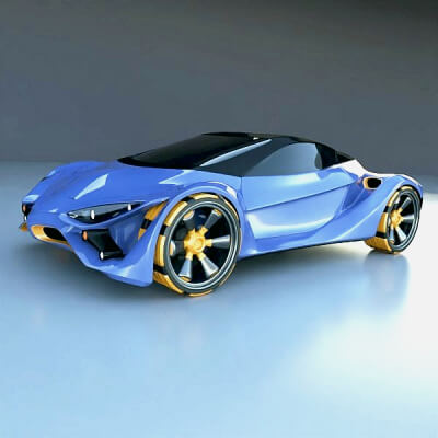 Efuturion Concept Car 3D Model