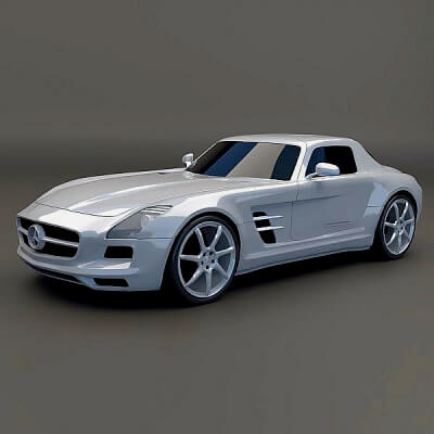 Mercedes-AMG SLS Restyled by Me by 3dmodelsbyme