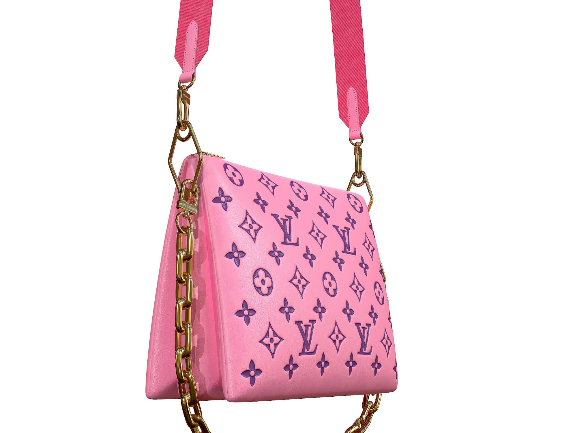 louis vuitton pink coussin