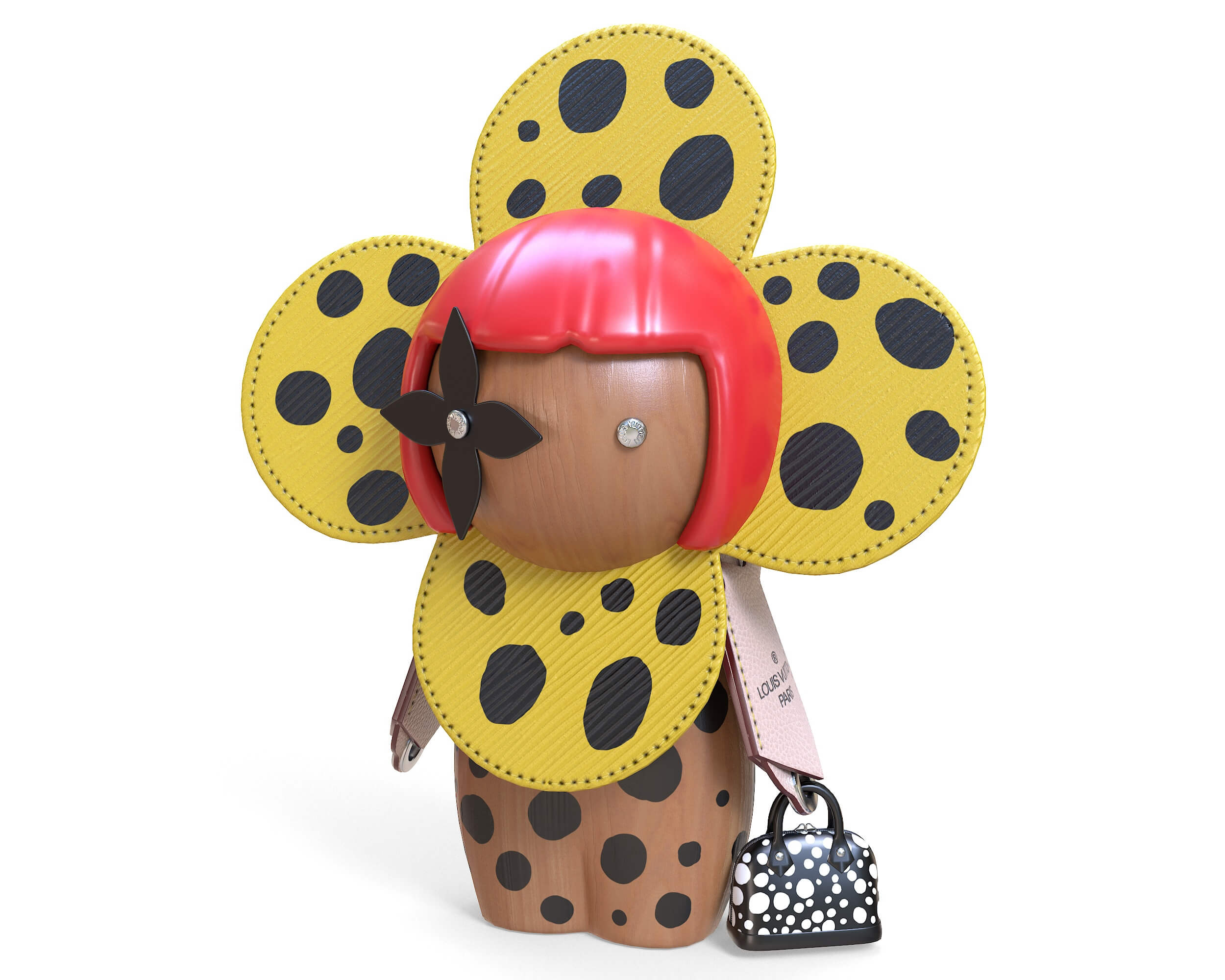 Louis Vuitton LV x YK Yayoi Kusama Infinity Dots Vivienne - 3D
