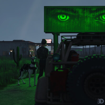 Watching Billboard Scenes by 3DPixelPantry