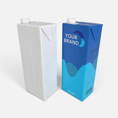 Beverage Carton 500 Ml - Customizable Drink Box