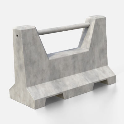 Concrete Forklift Barrier - Traffic Props