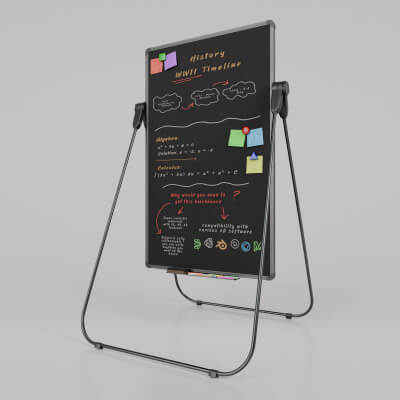 Customizable U-Stand Blackboard Tall Writing Board